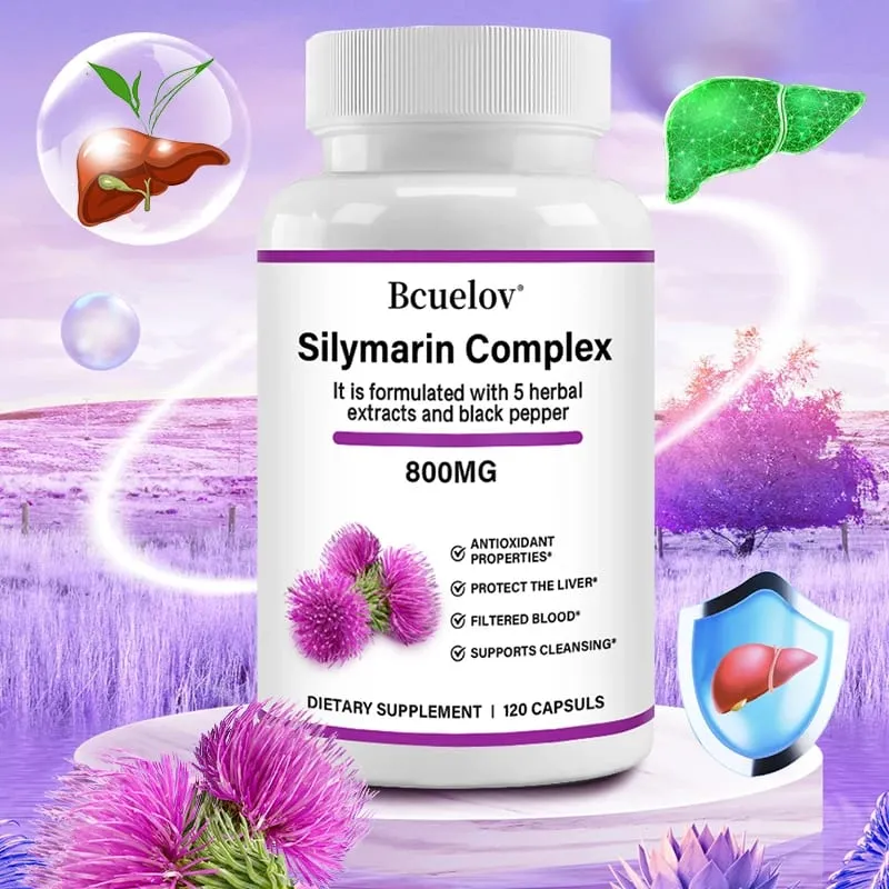 High-purity milk thistle extract paired with natural dandelion root Promotes Energy Production Liver Health Digestive Health — image 2