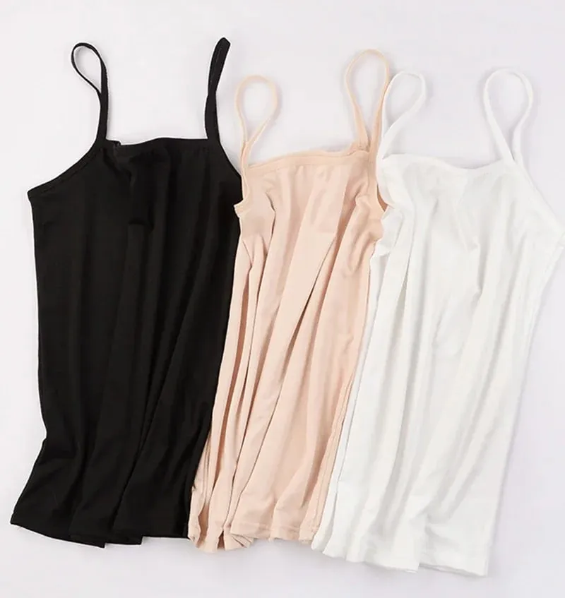 Summer Sexy Camisoles Women Crop Top Sleeveless Shirt Sexy Slim Lady Bralette Tops Strap Skinny Vest Camisole Base Vest Tops — image 4