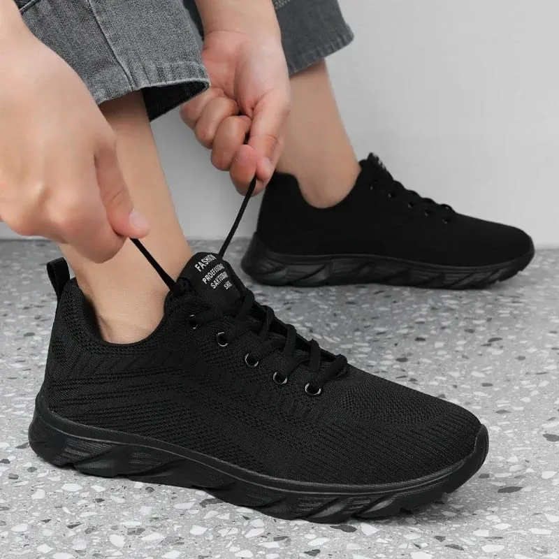 Męskie buty do biegania Męskie trampki Moda Lekkie buty sportowe Oddychające buty do chodzenia Odkryty Wygodne sportowe dla mężczyzn — image 2