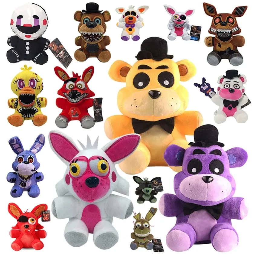 Fnaf Cute Plush Toys Game Doll 18CM Bonnie Bear Foxy Cartoon Stuffed Dolls Freddy Toys For Children Gifts — image 2