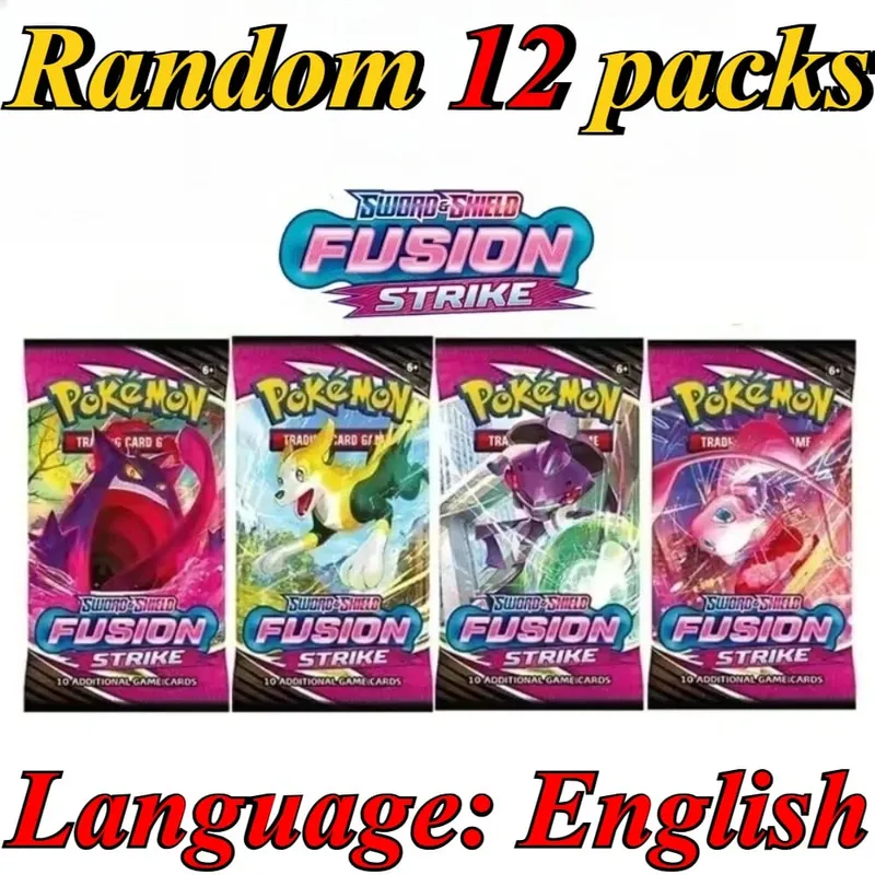 10 Pokémon Card Packs Bright Stars 151 Prismatic Evolutions PALDEAN FATES English Reinforcement Battle Transaction Card Gift — image 16