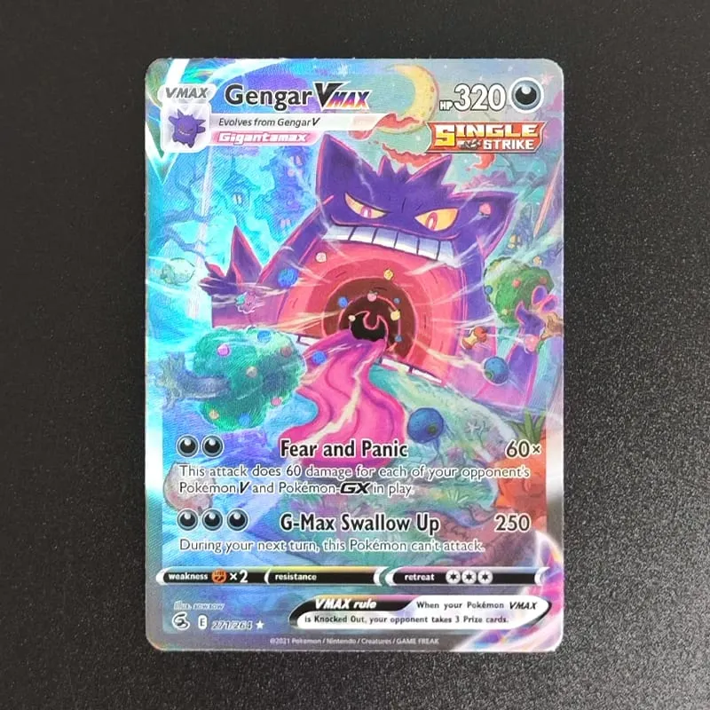 Pokemon Card PTCG Foil Proxy English Gengari Rayquaza Vmax Giratian Lugia V Mew Latias Latios EX Collectibles Trading Card Game — image 23