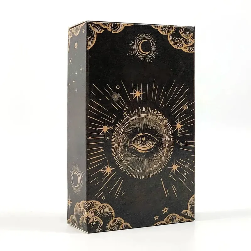 Russian Edition Tarot Cards Fate Divination Edition Playing Games With Guidebook For Beginners Entertainment Gathering Game Tool