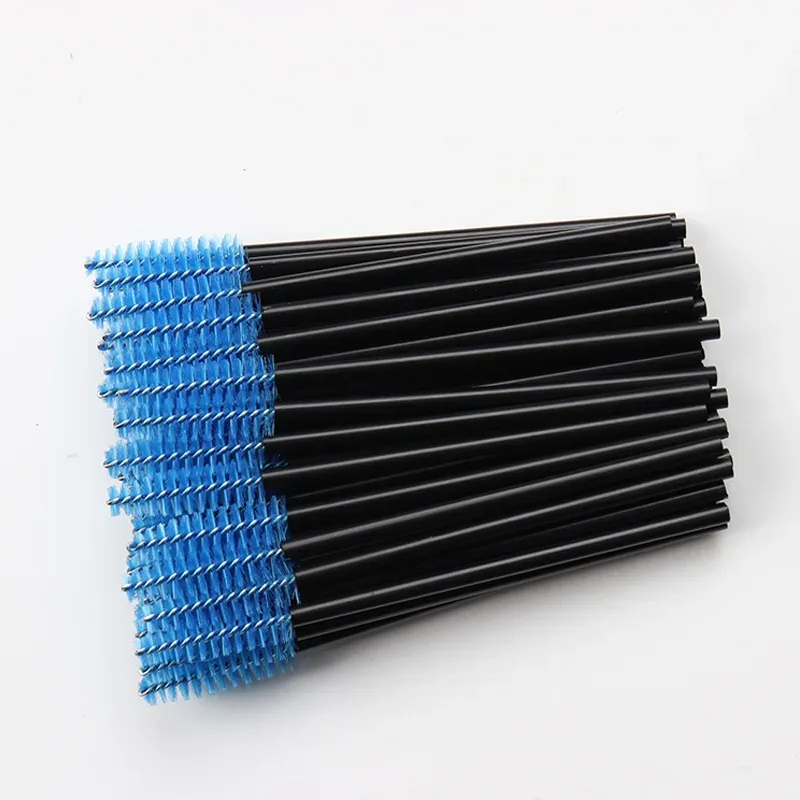 100pc Disposable Eyelash Brush Hollow Eyebrow Comb Lash Extension Makeup Brushes Mascara Stick Applicator Microbrush Beauty Tool — image 10
