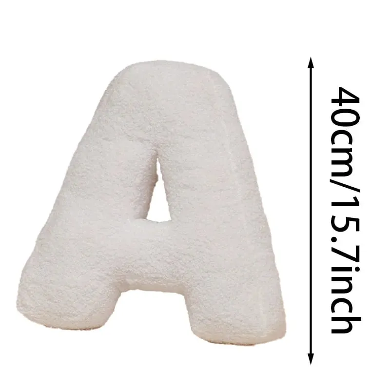 Hot Wholesale Cozy English Letters Pillow Sofa Cushion Living Room Decor 26 Letter Stuffed Doll Toy Kids Teaching Words Game Kid — image 5