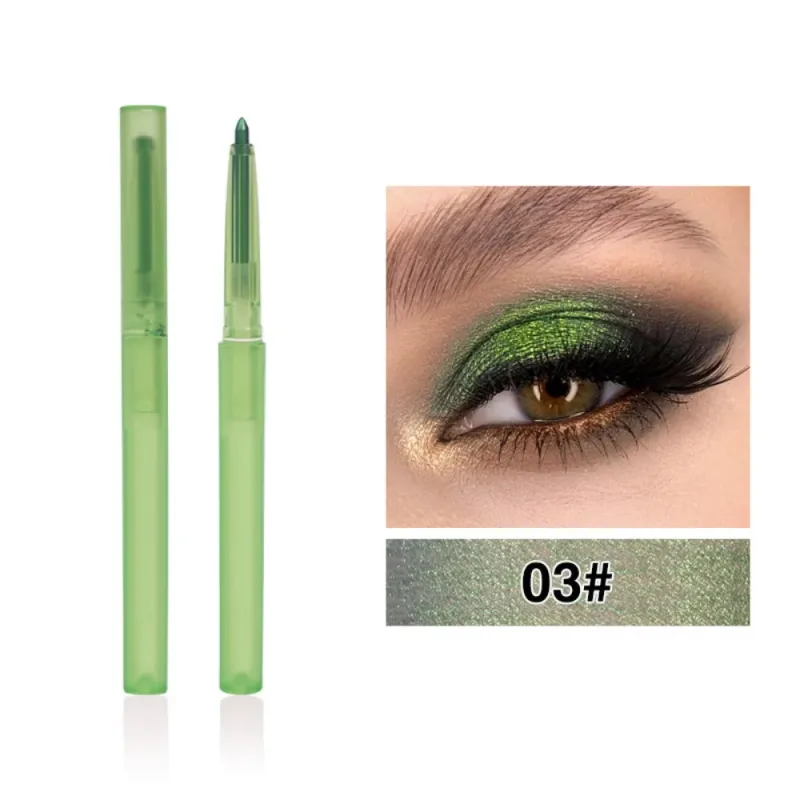 Shiny Chameleon Metallic Blue Eyeliner Gel Pen Eyeshadow Multicolor Eye Liner Pearlescent Polarized Glitter Eye Pigment Cosmetic