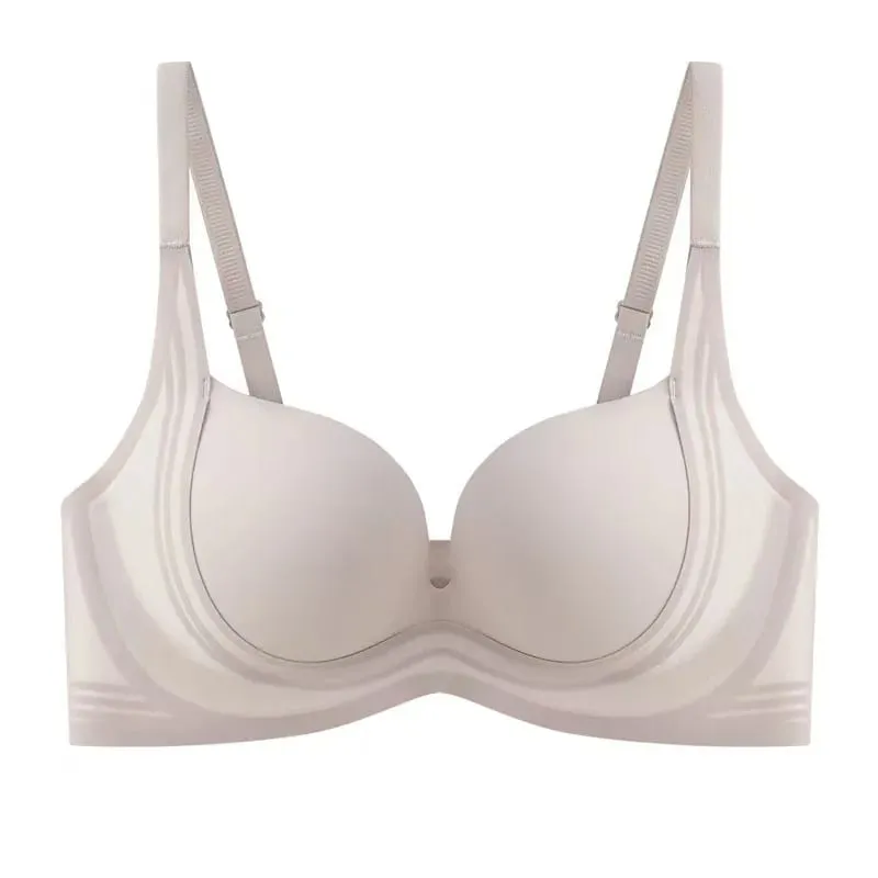 2025 Seamless Push up Bra Small Breast Gathering Enlarging Anti-Sagging Thin Top Thick Bottom No Underwire Lingerie for Women — image 9