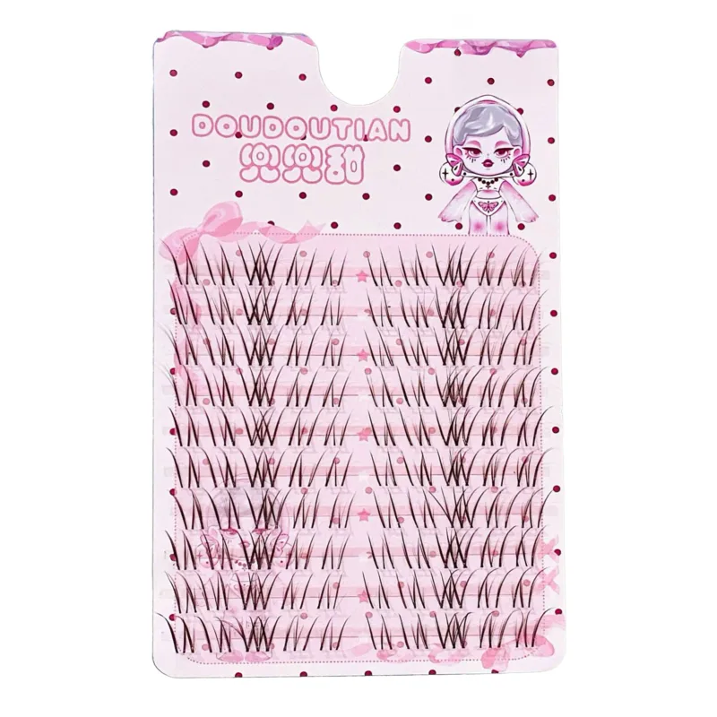 Pestañas postizas marrones dulces, 3/10 filas, Manga de aire esponjosa Natural, extensiones de pestañas postizas de estilo coreano, maquillaje de ojos perfecto — image 8