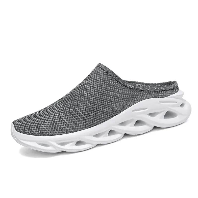 Men Slippers Summer Breathable Home Indoor Slippers Men Thick Bottom Slides Fashion Couple Walking Shoes Chanclas Hombre 39-48 — image 9