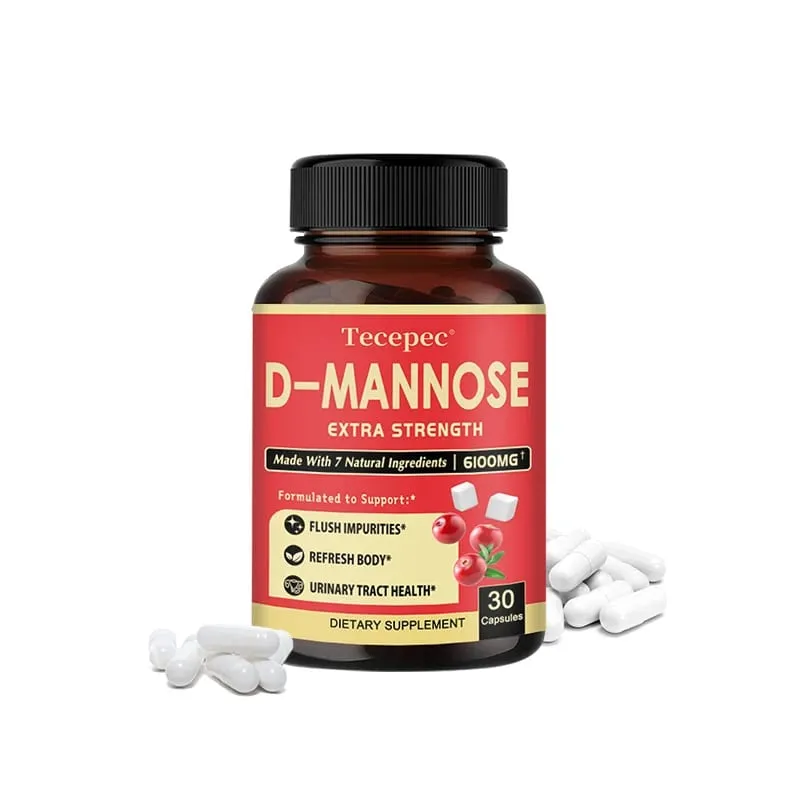 D-Mannose Urinary Tract Health Formula Contains Organic Cranberry and Dandelion To Support Bladder Health and Detoxification