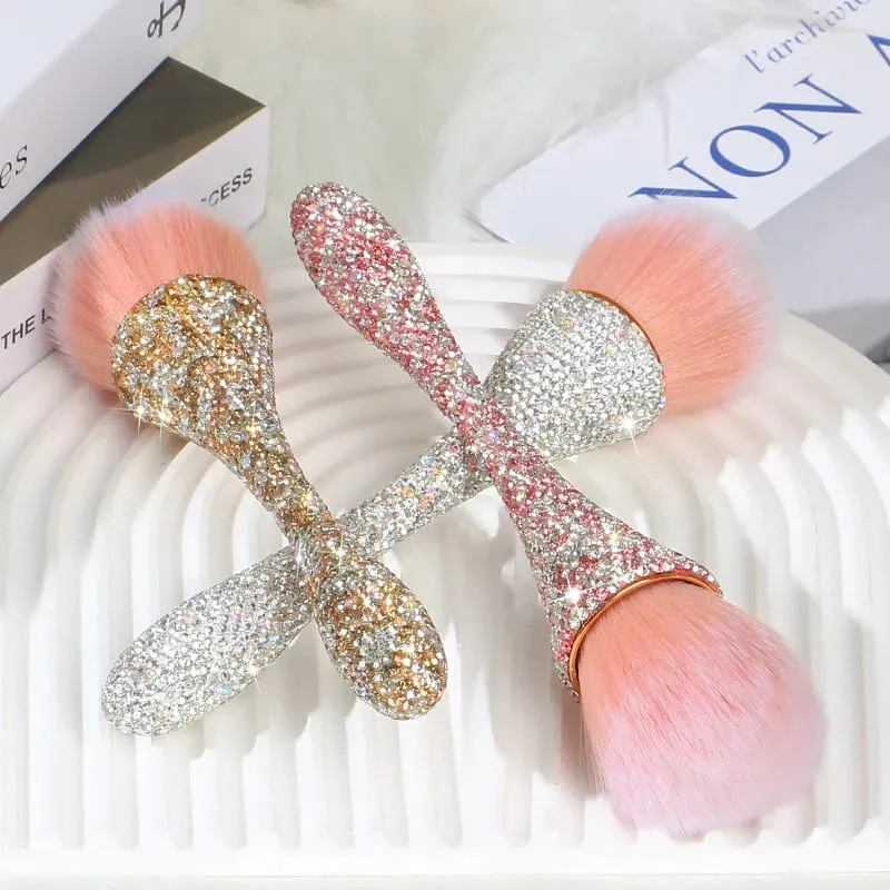 1PCDiamond Handle Makeup Brush LoosePowder Brush BlushBrushes Professional Small Waist Beauty Cosmetics Tools Brochas Maquillaje — image 3