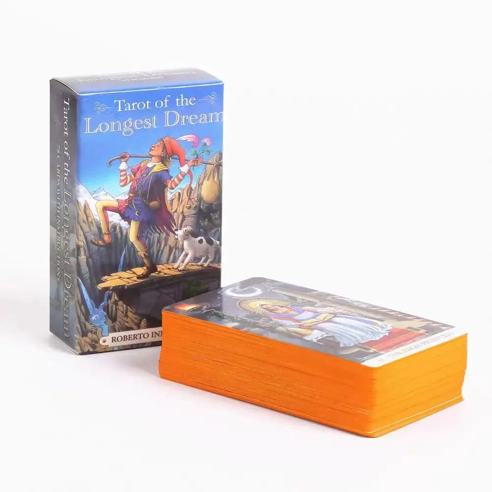 78 Longest Dream Cards With Guidebook Rider Waite Style Tarot Deck For Beginners Divination Fortune Telling Oracle Board Game — image 1