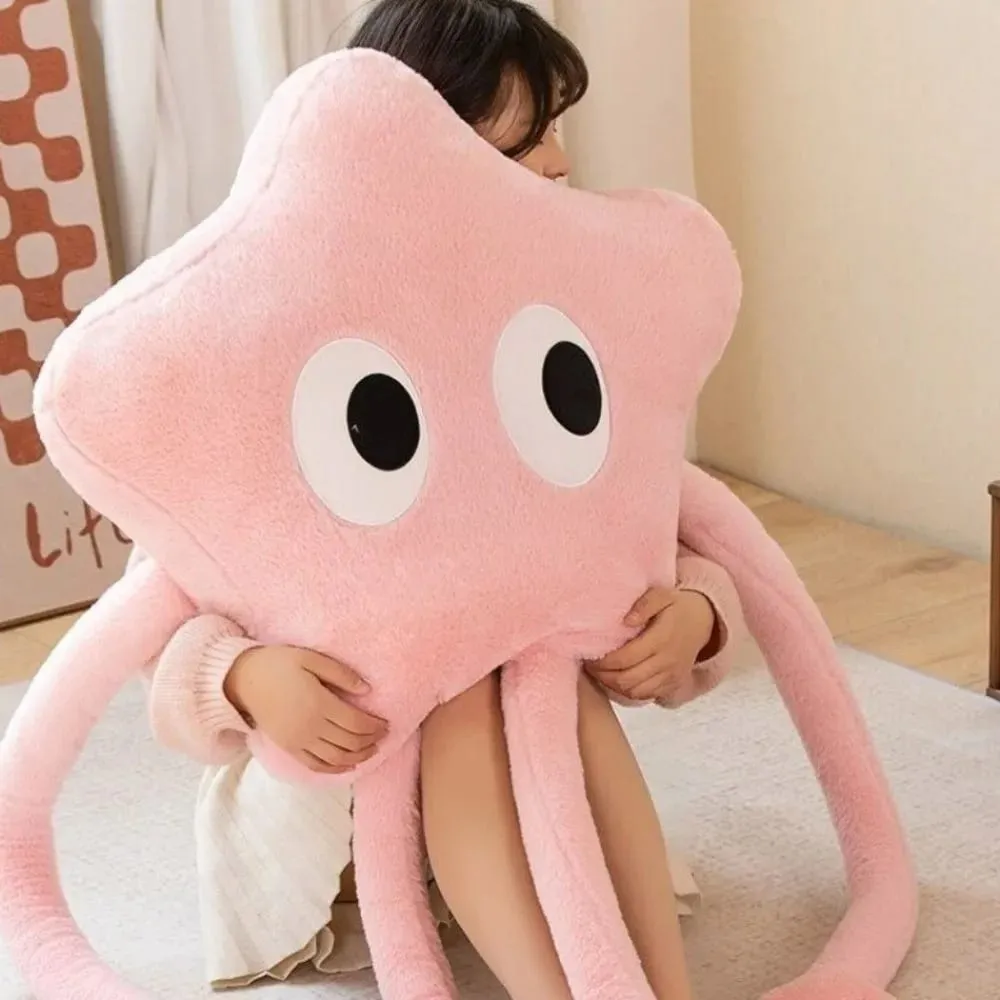 Cute 110cm Star Plush Pillow Plush Soft Stuffed Cushion Throw Pillow Home Decor — image 2