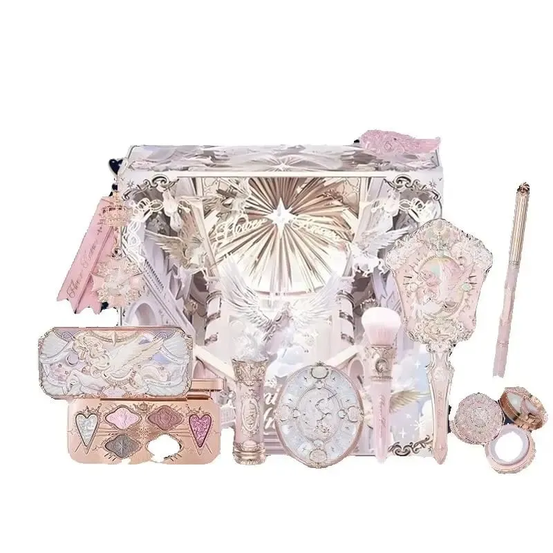 Flower Knows Knight Unicorn Collection Mini All-In Gift Set- with Lipstick Blush Eyeshadow Powder Lip Liner Mirror & Tools — image 3