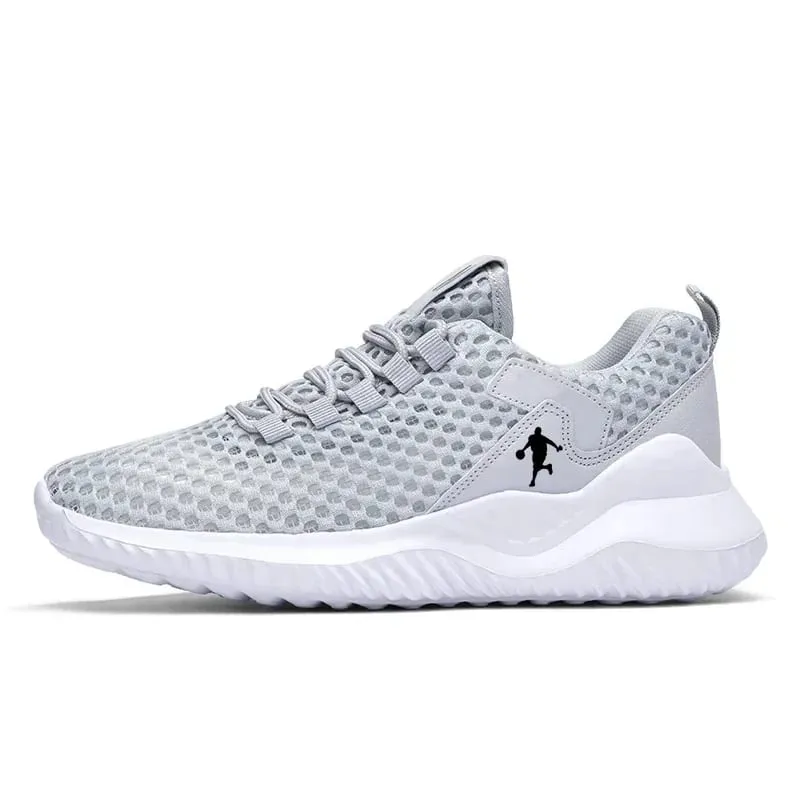 Men Sneakers Lightwhite Breathable Running Shoes for Men Mesh Summer Lace-Up Outdoor Walking Shoe Zapatillas De Deporte — image 8