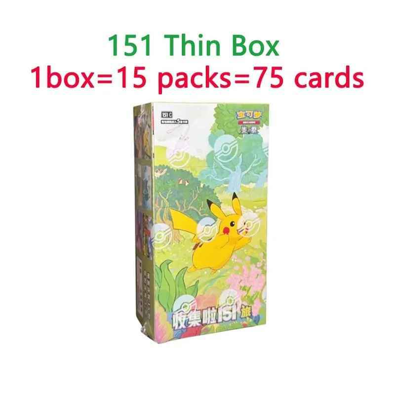 Original Genuine Pokemon Trading PTCG Cards Collected 151 Vol.2 See Supplementary Pack 151 Coin Set Collect Card Book Child Gift — image 9