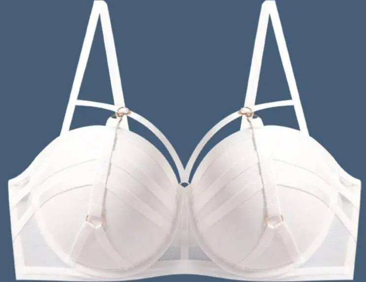 Women Sexy Round Manga Breast Bra Thick Cup Push Up Gather Bra Side Support Anti Sagging Plus Size Lingerie Underwear — image 13