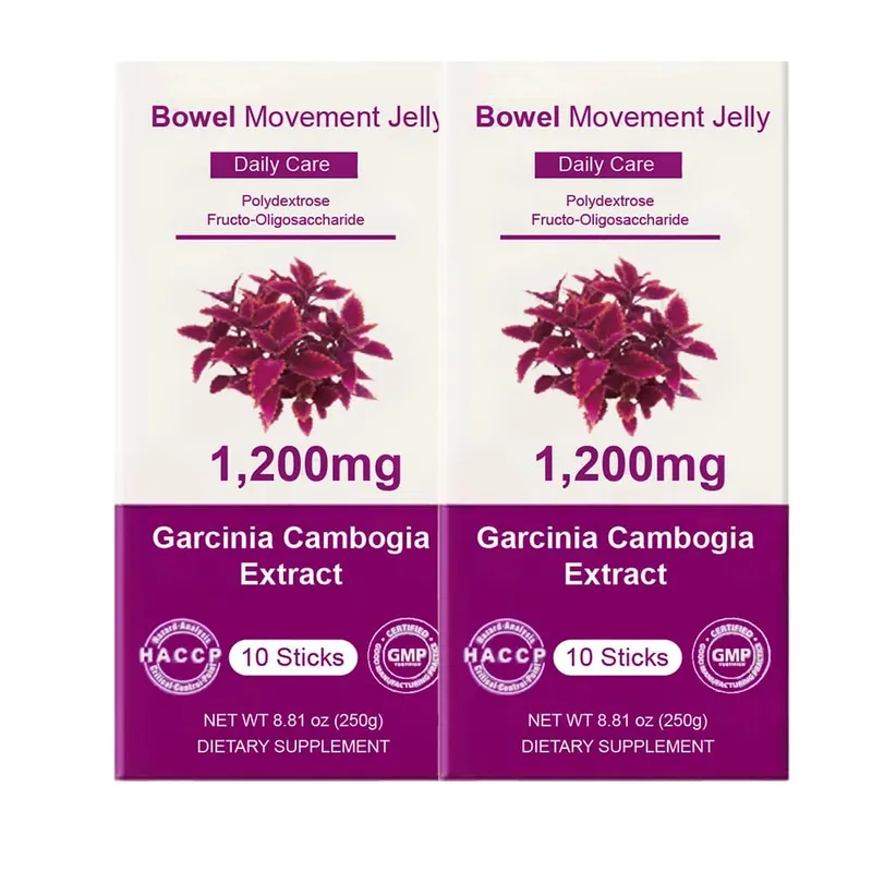 Bowel Movement Jelly (10 Days) - Garcinia Cambogia Jelly Sticks. Grape and Chia Seed. Polydextrose Collagen Hyaluronic Acid — image 8