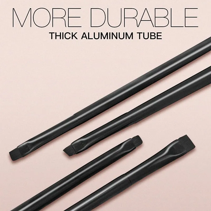 4pcs Blade Makeup Brushes Angled Thin Eyebrow Brush Flat Fine Eyeliner Brush Professional Liner Brow Make Up Tools — image 2