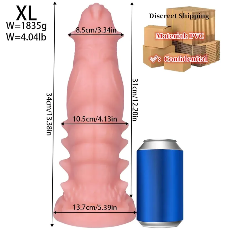 Big Anal Plug Monsters Enlargenmen Prostate Massager Huge Anal Dilator Butt Plug Anal Training Expansion Sex Toys For Women Men — image 8