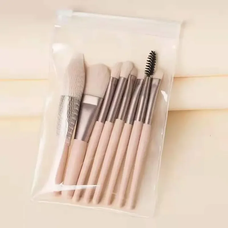8pcs/set portable Soft Bristle Make Up Brushes Premium Synthetic With Bag Eyeshadow Brush Eye Facial Beauty Foundation tool — image 10