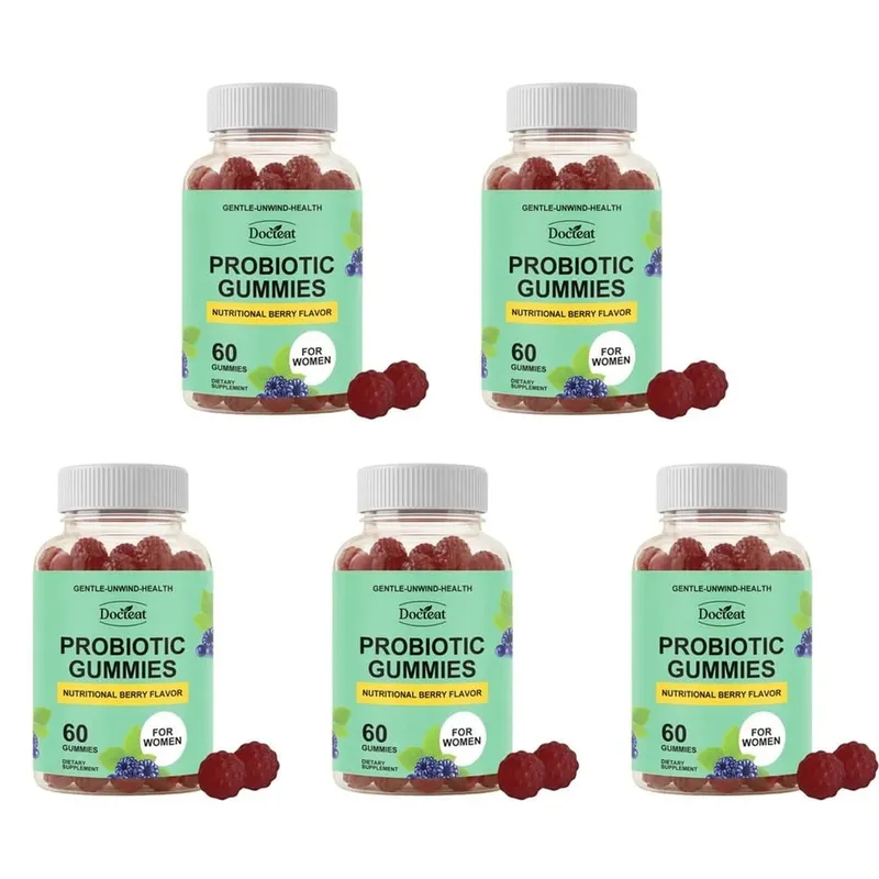 Women Probiotic Gummies 60 Count with Prebiotics Vitamin B6+C and Zinc Supports Digestive Balance & Immune Function Health — image 11
