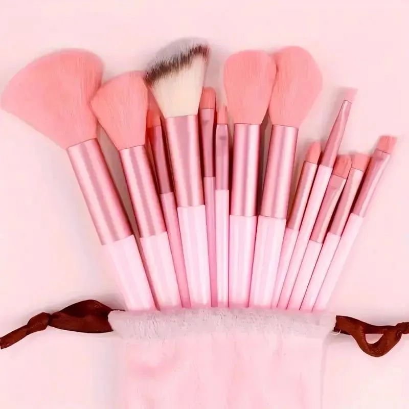 13PCS Makeup Brush Set Foundation Concealer Powder Eyeshadow Blush Brush Kabuki Blending Cosmetic Beauty Tool for Face — image 15
