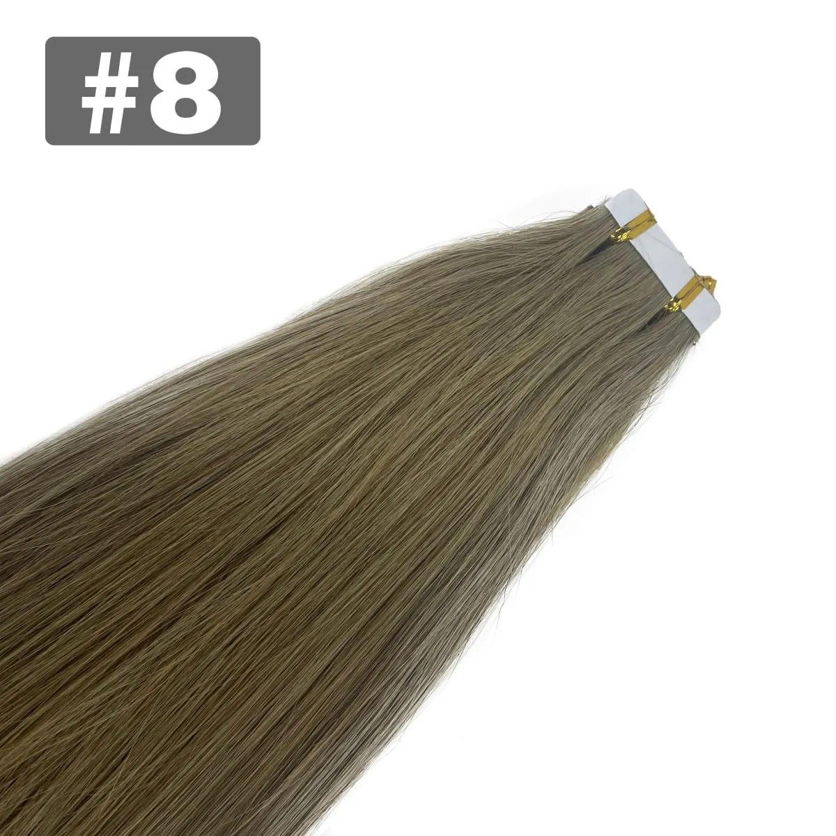 100% Human Hair Tape in Hair Extensions Skin Weft Silky Straight Remy Hair Extensions to Add Hair Volume&Length Natural Look — image 15