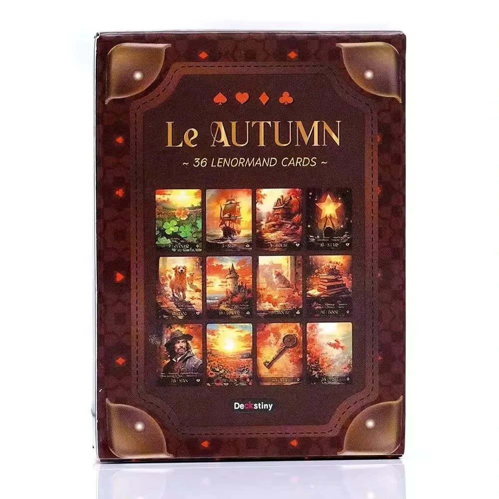 جديد لو الخريف التارو 36 بطاقات Lenormand لوح ظهر المركب لعبة بطاقة التارو مضحك حساسة لوازم الحفلات للعائلة هدية حفلة — image 3
