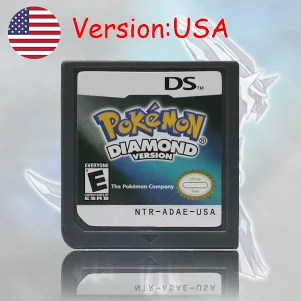 Pokemon Series DS Game Cartridge Diamond Platinum Pearl HeartGold SoulSilver Black White Multilingual for NDS/2DS — image 9
