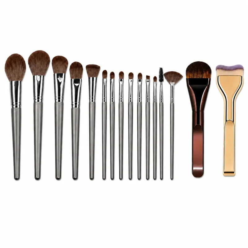 16PCS Makeup Brushes Set Soft Fluffy Professional Cosmetic Brushes for Foundation Powder Eyeshadow Blending Complete Beauty