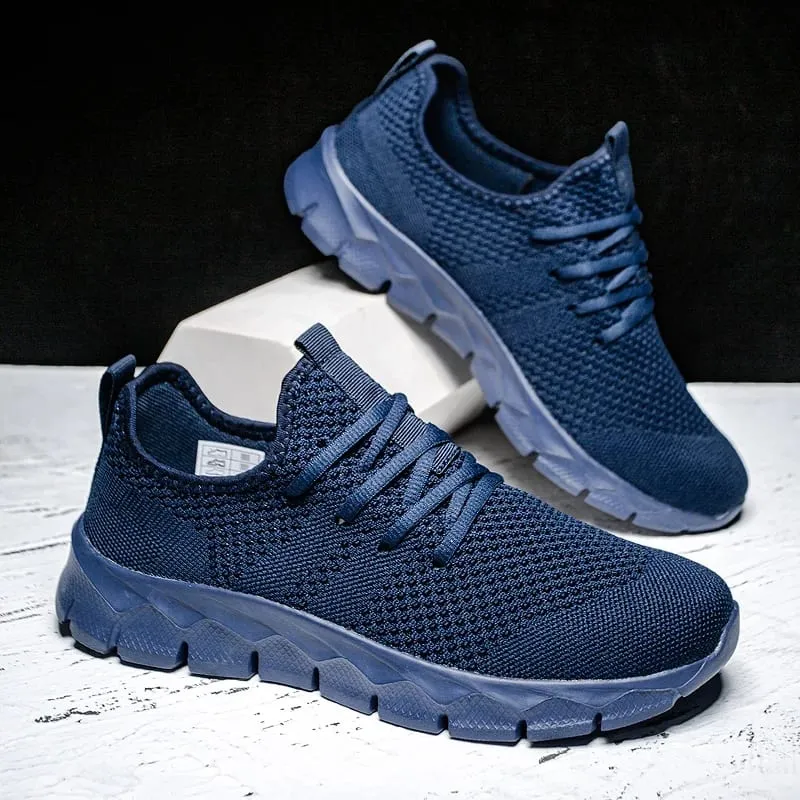 Men Sneakers Breathable light Running Shoes Four Seasons plus size Classic Casual Sports Shoes Platform Sneaker walking shoes — image 4