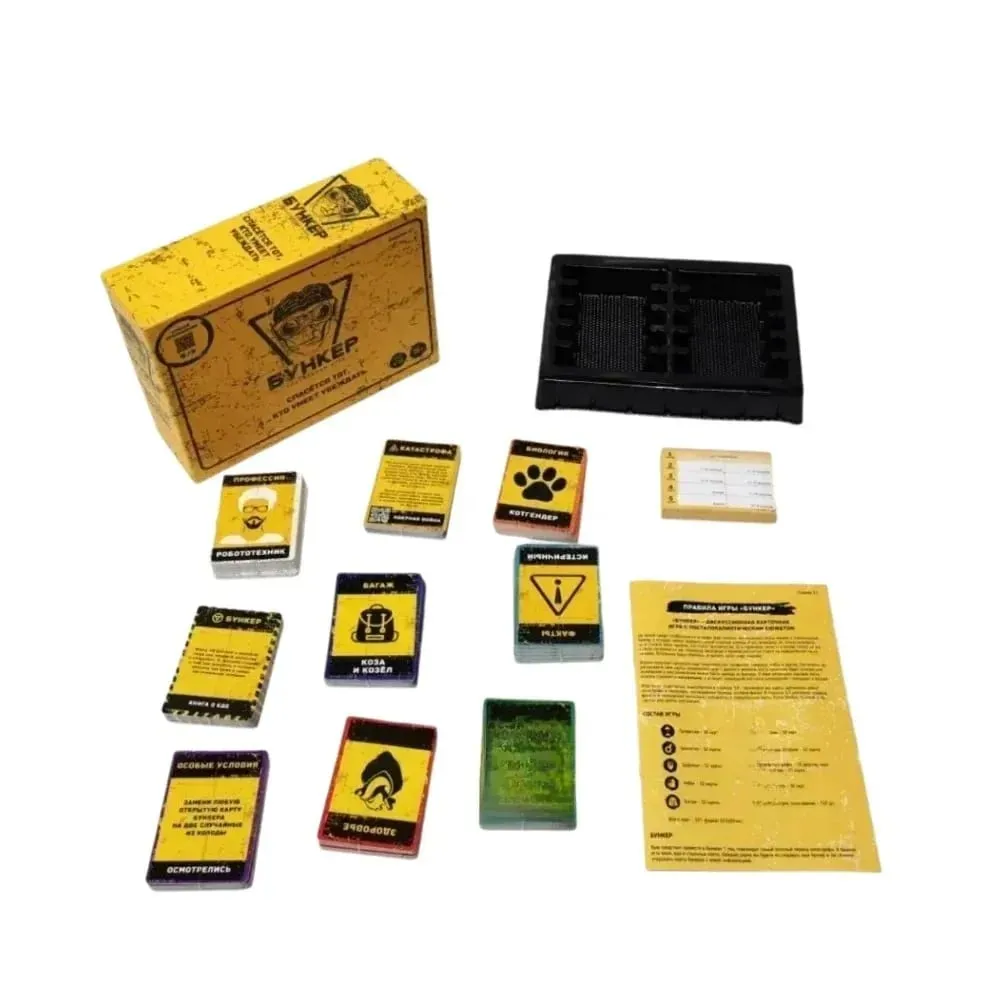 BUNKER: ALPHA GENERATION (Russian Version) - Apocalyptic Social Deduction Game for Adults Strategic Survival Tabletop Experienc — image 3