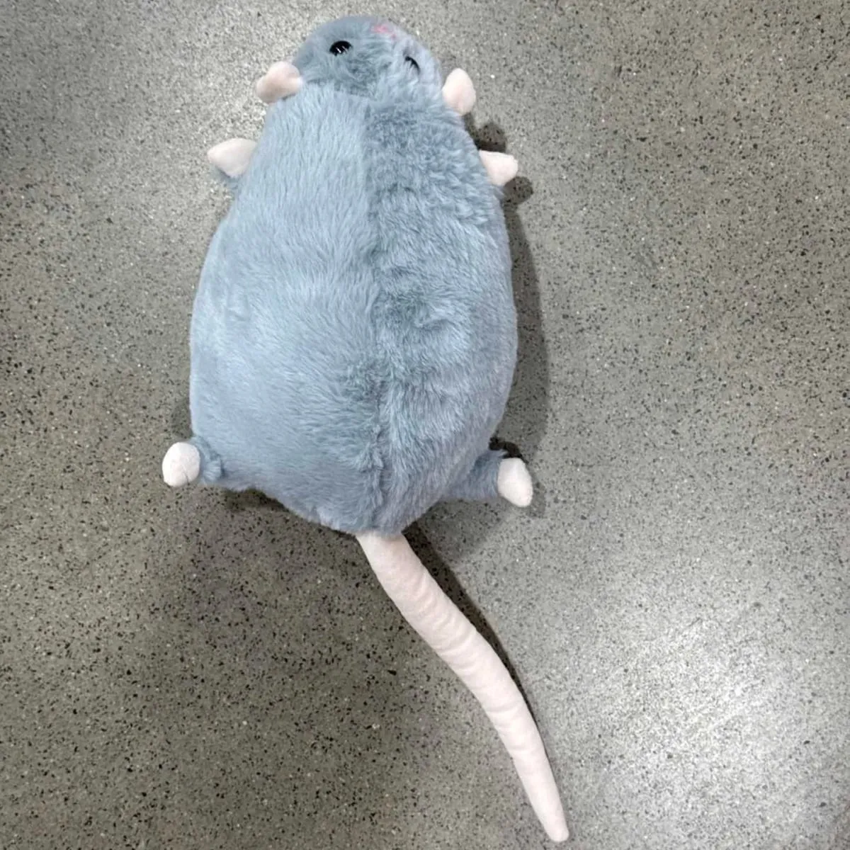 35/50/90cm Cartoon Flower Branch Rat Soft Oversized Animal Figure Cute Simulation Big Mouse Plush Toy Pillow Birthday Gift