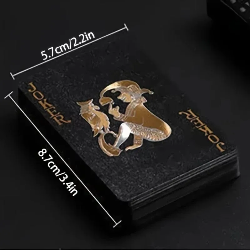 Black Rose Deck Poker Frosted Waterproof Plastic Playing Cards Texas Poker Collection Commemorative Chess Practical Party Gift — image 5