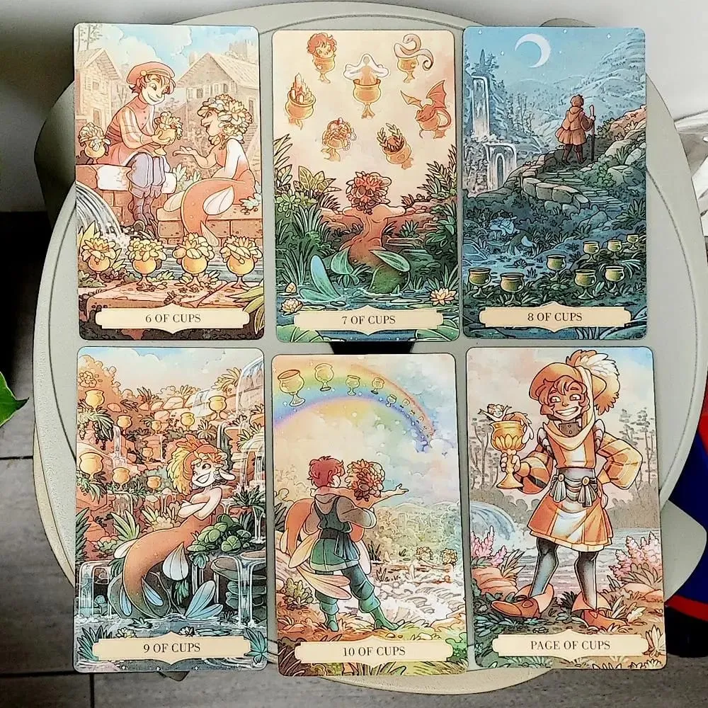 Once Upon A Time Tarot Deck 80 Pcs Tarot Cards (with 2 Special Cards) 12*7cm In Rigid Box — image 5
