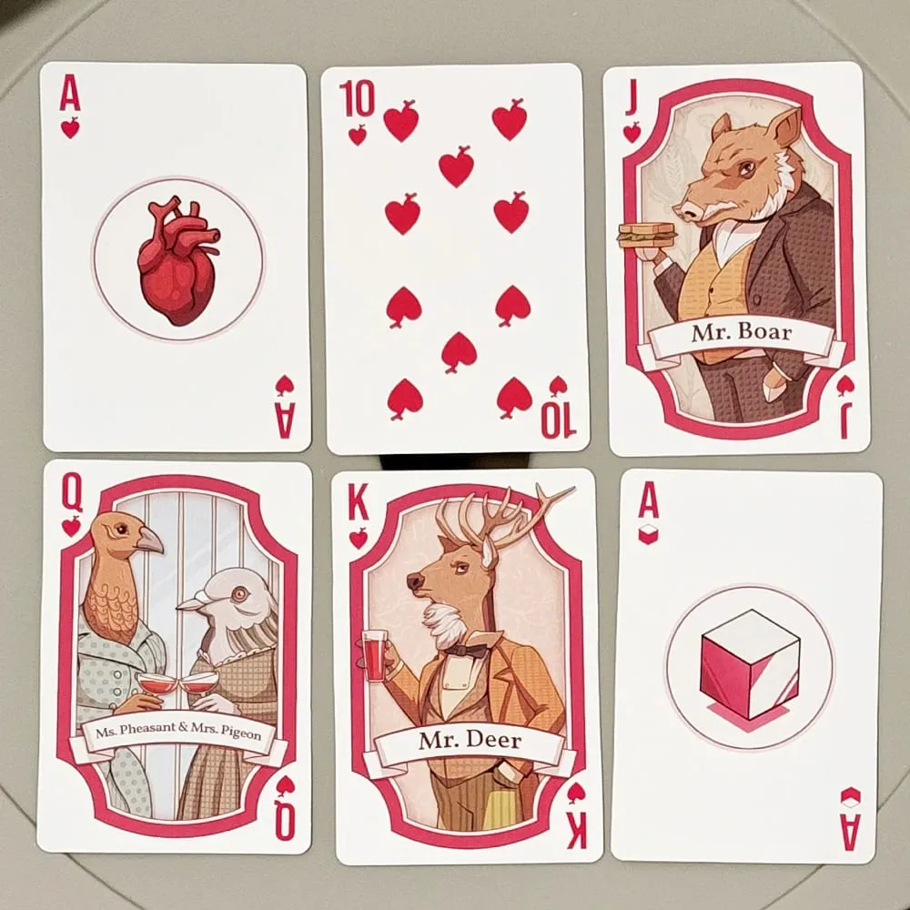 Hrací karty Rusty Lake – 54 ks pokerových karet s postavami Mr. Crow Mr. Owl & Cube Escape 9*6 cm na embosovaném kartonu — image 4
