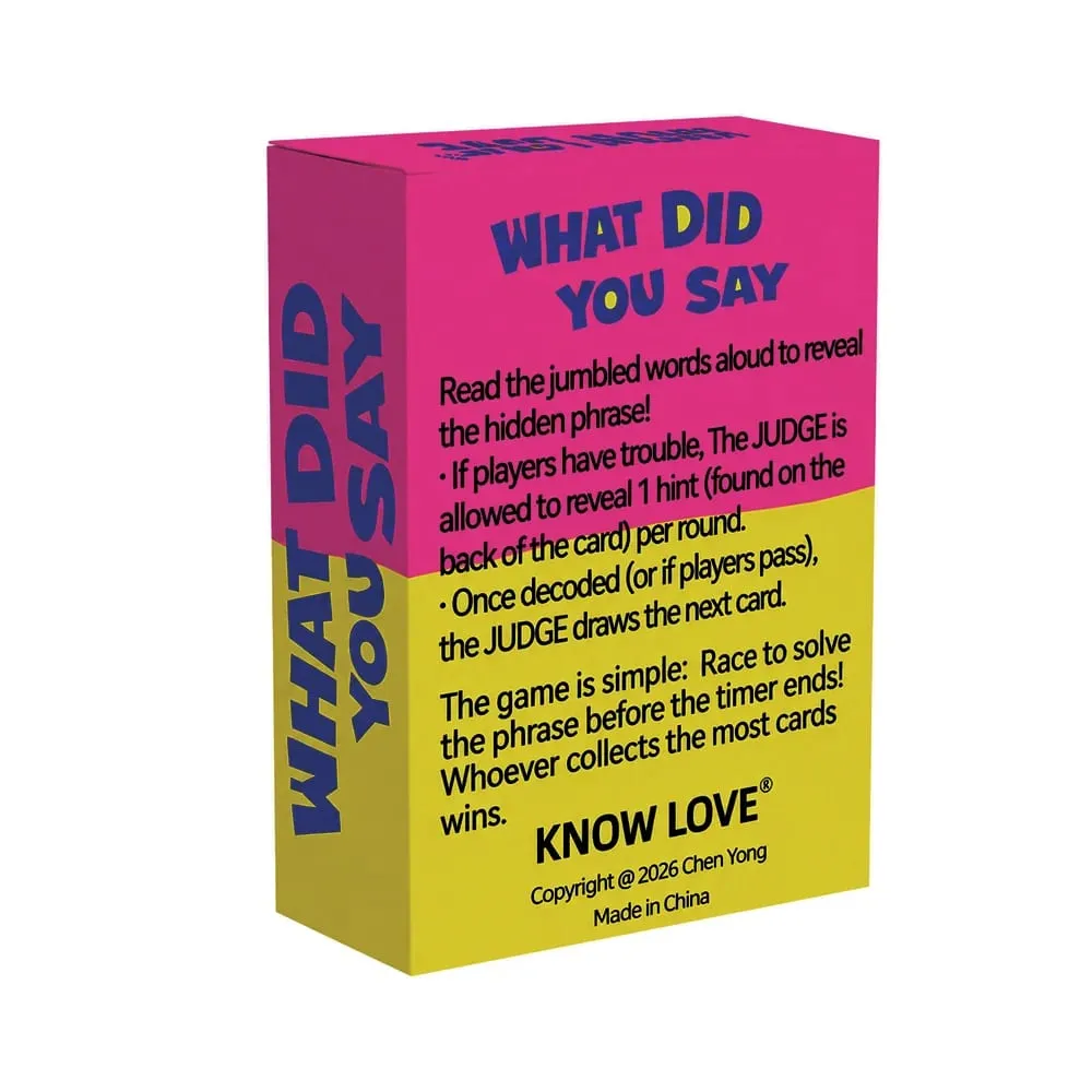 Card Games Decode Funny Nonsense Family Party Games Great for Travel and Camping Teams Ice-Breaking Games Night Holiday Gifts — image 3
