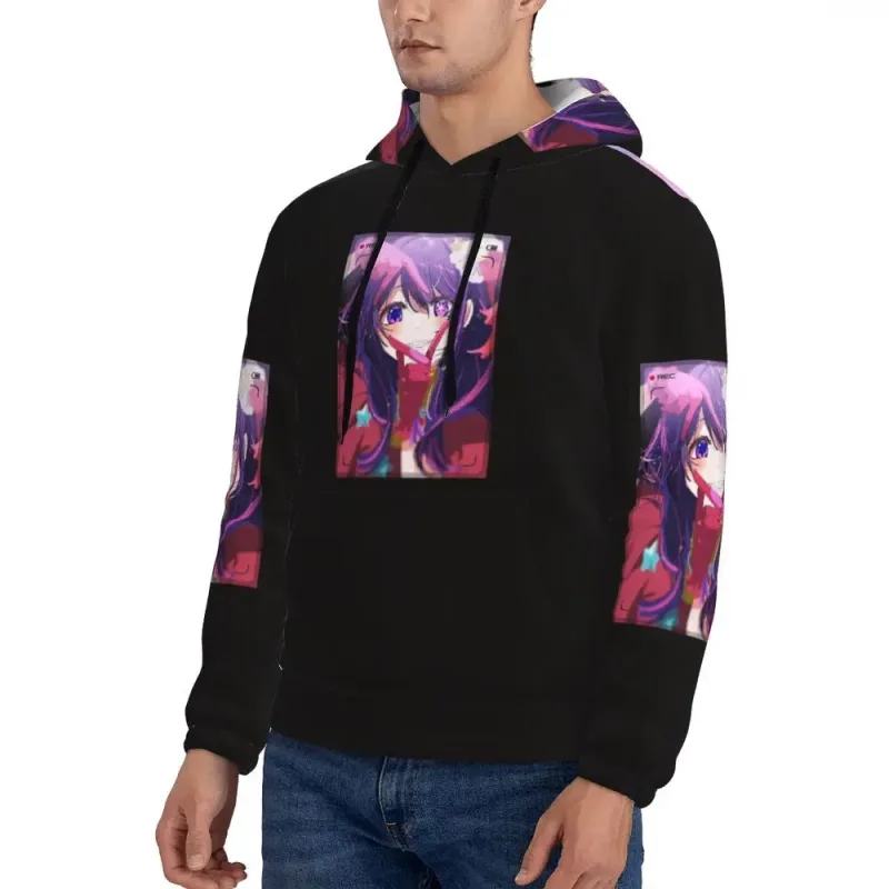 Oshi No Ko Anime Kawaii Hoodies Hip Hop Pullover Autumn Winter Men Women Sweatshirts Long Sleeve Tops — image 5