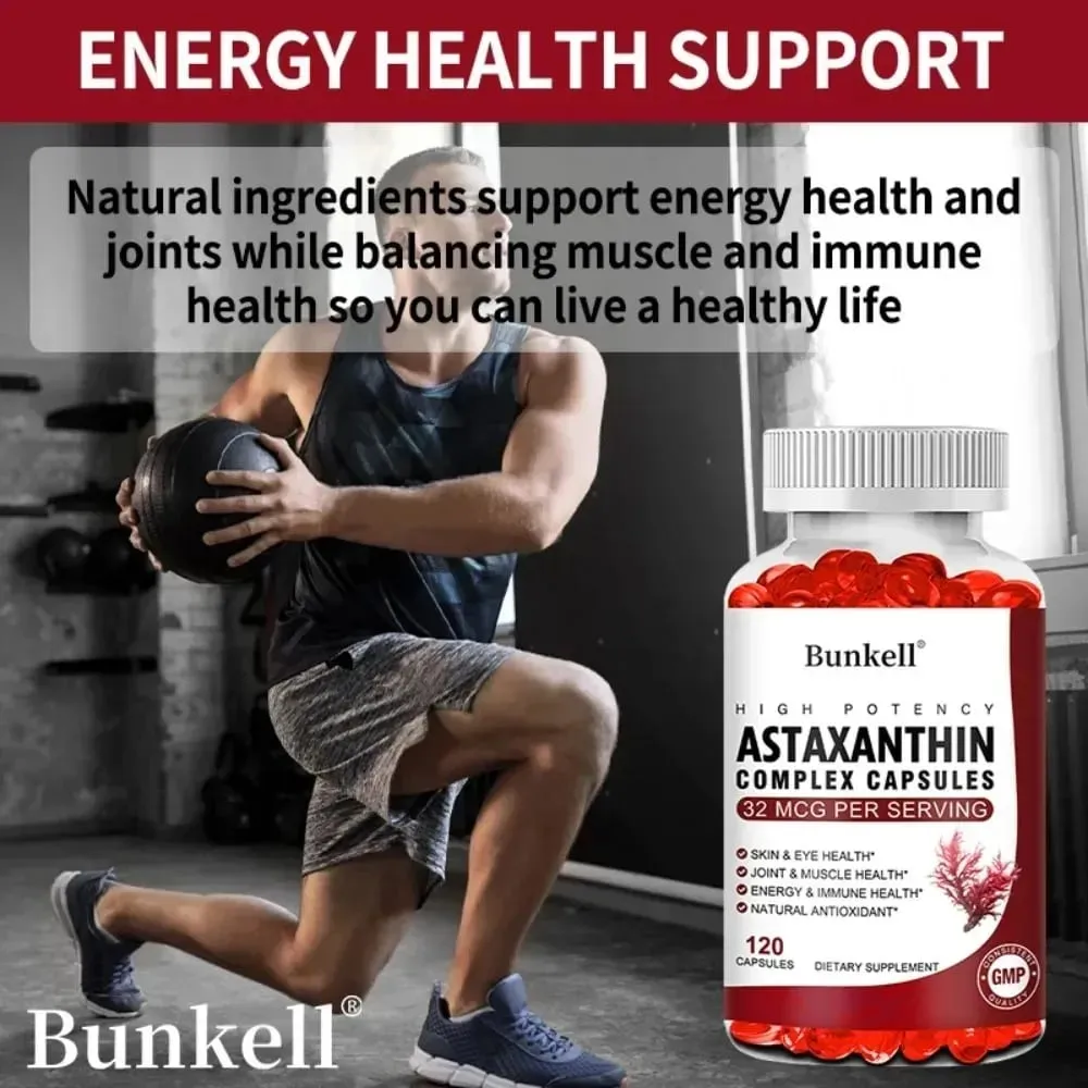 Antarctic Krill Oil 120mg Astaxanthin 32mcg Capsules(EPA DHA) Support Joint and Skin Immunity Cardiovascular Health — image 5