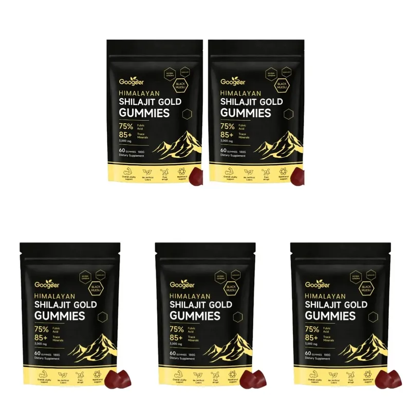 Himalayan Shilajit Gold 60 Gummies Minerals Formula รองรับการเพิ่มพลังงานและความมีชีวิตชีวาของร่างกาย ผลิตภัณฑ์เสริมอาหารจากธรรมชาติ — image 11