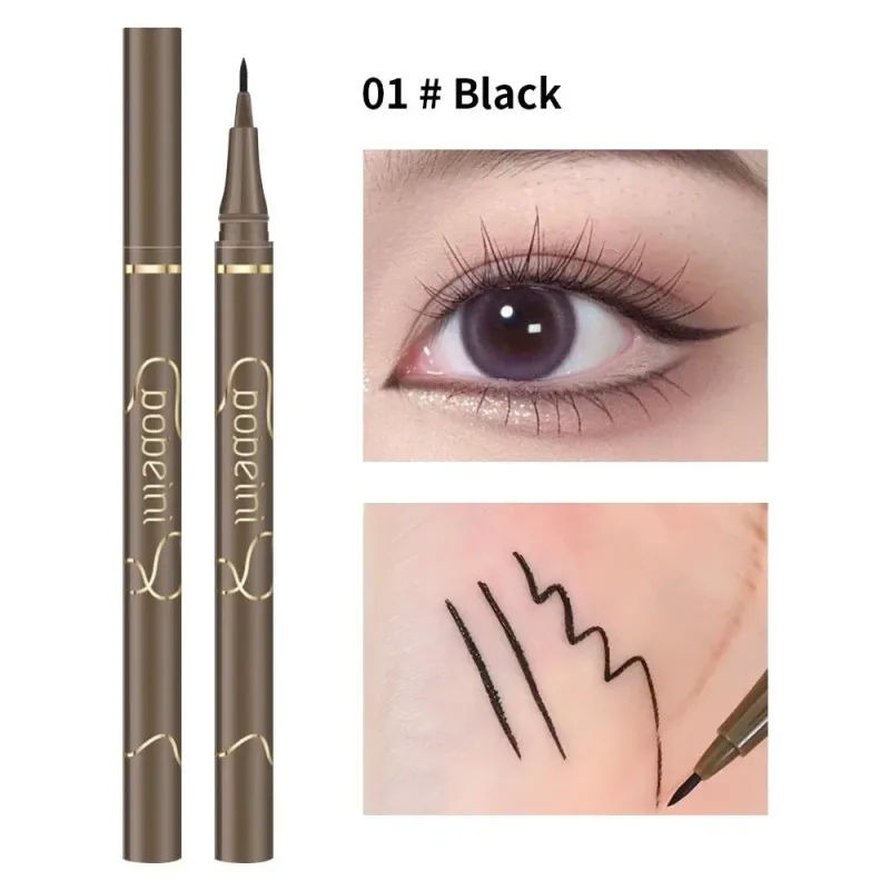The Slim Eyeliner Is Waterproof and Sweat-Proof Long-Lasting and Smudge-Proof Suitable for Beginners