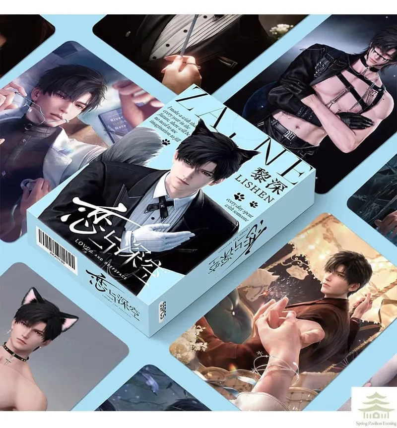 55Pcs Lomo Cards Set HD Aesthetic Character Art‑Print Cards Collectible Decorative Cards Christmas Gift for Game Fans — image 3