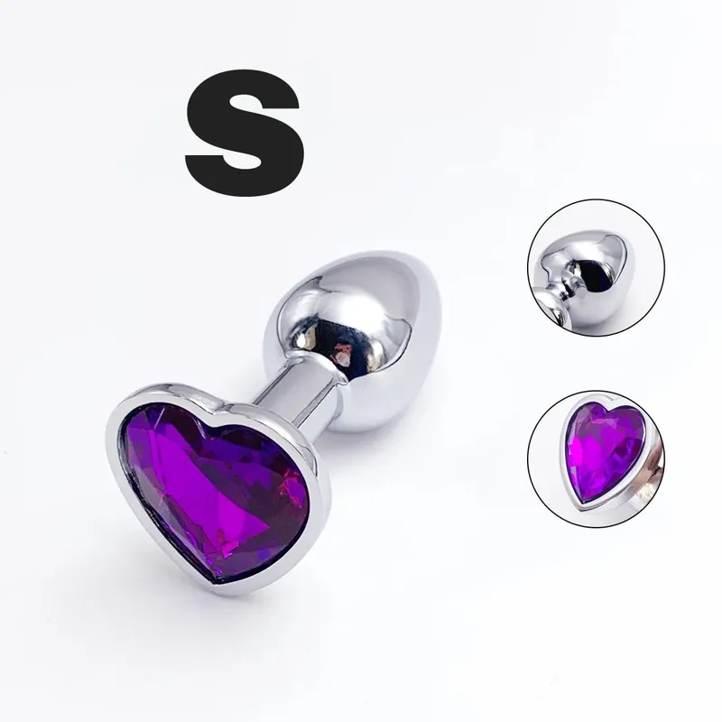 Metal Anal Plug for Women Men Couples Butt Plug Butt Toy Adult Game Masturbator Anal Sex Toy for Adult — image 9