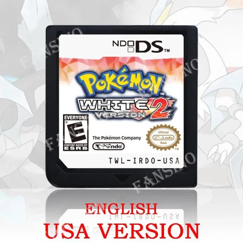 (USA EUR AUS) Pokemon Black White 1/2 Version High Quality Authentic 1:1 Replica DS Video Game Cartridge For DS 2DS 3DS Console — image 9