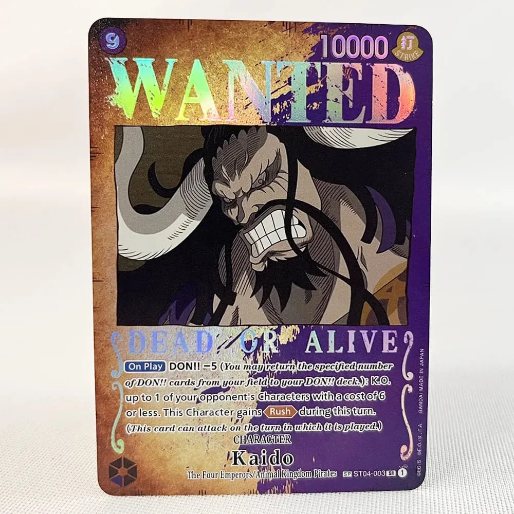 ONE PIECE Retro Wanted Poster Style Proxy Game Card Luffy Buggy Shanks Ace Anime OPCG/PTCG Card / Collection Trading Card — image 5