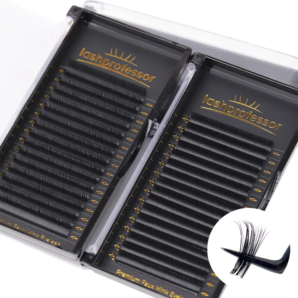 Lashprofessor 16 Rows Classic Individual Eyelashes Extensions Fluffy Volume Lashes Supply All Size Cilios Natural Soft Mink Lash — image 7