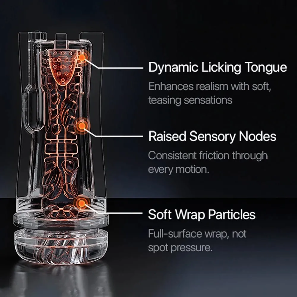 Automatic Male Masturbator Vibrating Sucking Machine Simulation Blowjob Tongue Licking Pocket Pussy Adult Goods Sex Toy for Men — image 4