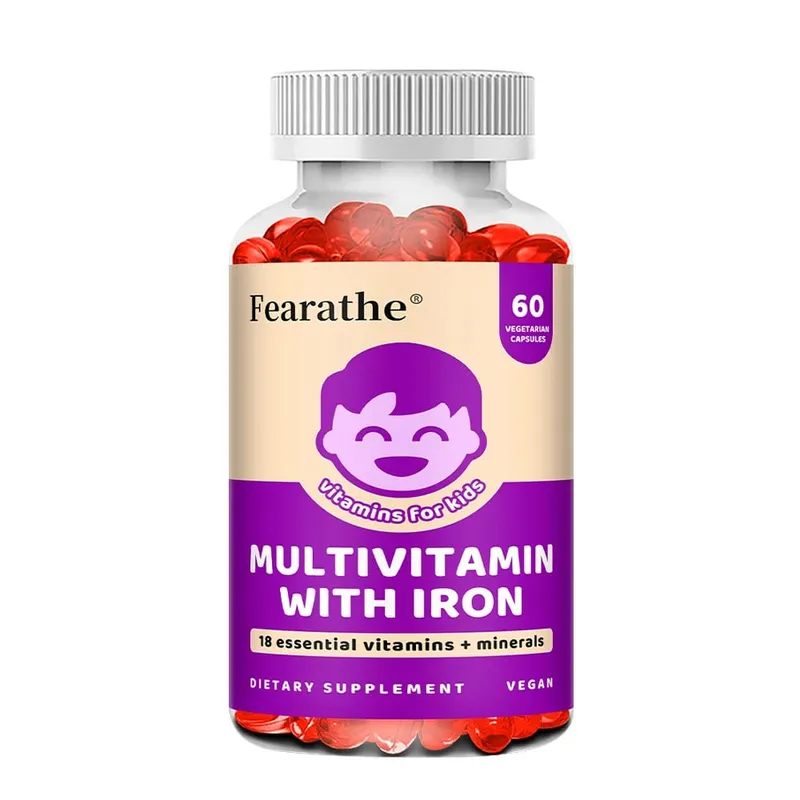 Kids Multivitamin Softgels with Iron Zinc & Biotin Daily Nutritional Supplement for Kids’ Growth Immune & Brain Support — image 8