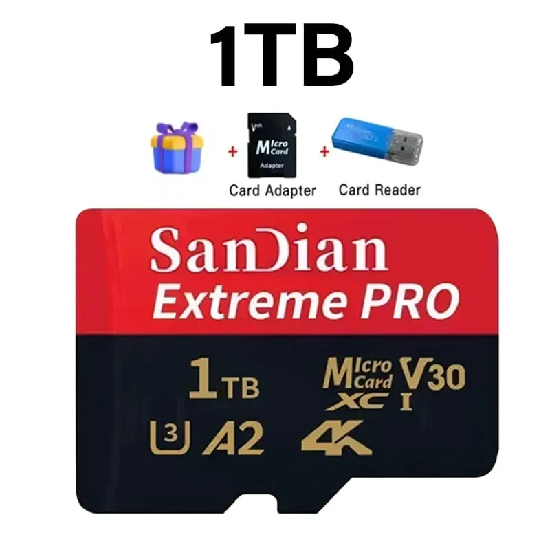 High-Speed 128GB Micro TF Card Class10 256GB Flash Card 512GB Memory Card for Smartphone Tablet — image 8